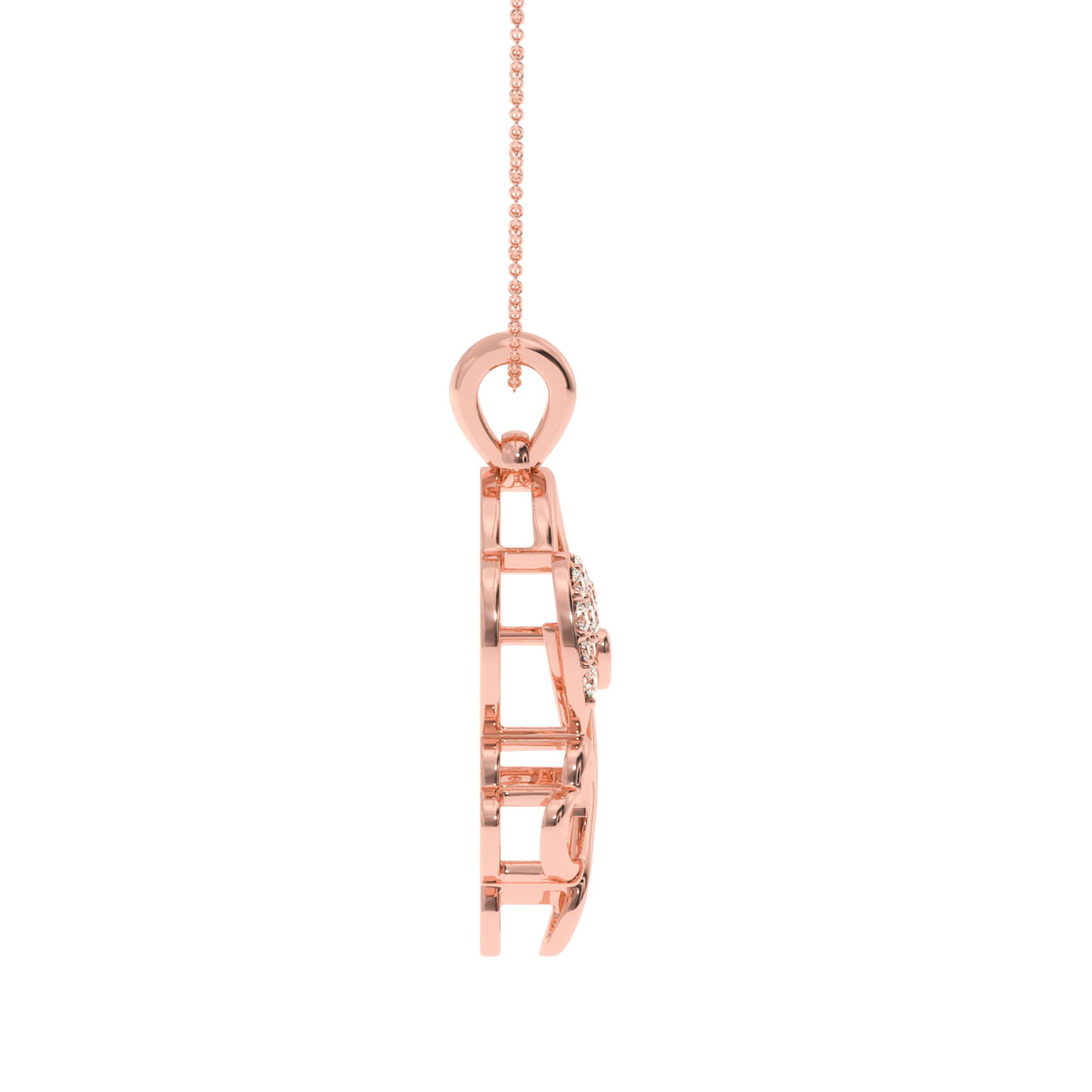 Buy Twin Heart Diamond Pendant 0.16Ct | Solitairekart